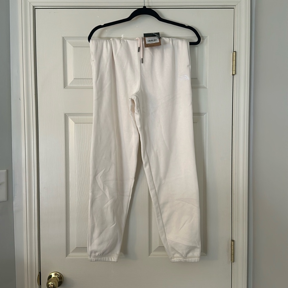 White sweat pants